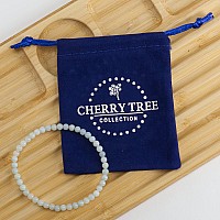 Cherry Tree Collection Small Medium Large Sizes Gemstone Beaded Bracelets For Women Men And Teens 4Mm Round Beads Ama