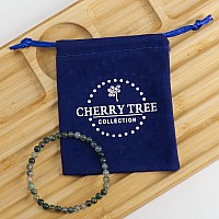 Cherry Tree Collection Small Medium Large Sizes Gemstone Beaded Bracelets For Women Men And Teens 4Mm Round Beads Mos