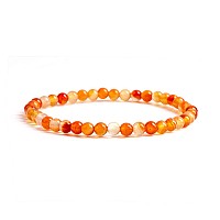 Cherry Tree Collection Small Medium Large Sizes Gemstone Beaded Bracelets For Women Men And Teens 4Mm Round Beads Car