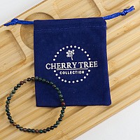 Cherry Tree Collection Small Medium Large Sizes Gemstone Beaded Bracelets For Women Men And Teens 4Mm Round Beads Blo