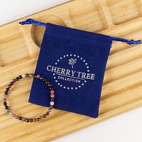 Cherry Tree Collection Small Medium Large Sizes Gemstone Beaded Bracelets For Women Men And Teens 4Mm Round Beads Tou