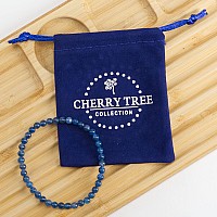 Cherry Tree Collection Small Medium Large Sizes Gemstone Beaded Bracelets For Women Men And Teens 4Mm Round Beads Kya