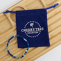 Cherry Tree Collection Small Medium Large Sizes Gemstone Beaded Bracelets For Women Men And Teens 4Mm Round Beads Lac