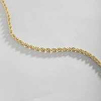 Gelin 14K Solid Gold Rope Chain Bracelet For Women