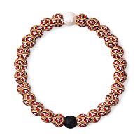 Lokai Silicone Beaded Bracelet For Men Women Nfl Football Collection San Francisco 49Ers Logo Extra Large Silicone Jewe