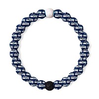 Lokai Silicone Beaded Bracelet For Men Women Nfl Football Collection Seattle Seahawks Logo Large Silicone Jewelry Fashi