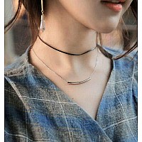 Lang Xuan Friendship Bar Compass Necklace Message Card Key Pendant Good Luck Elephant Pendant Chain Necklace With Gift Card