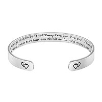 Joycuff Always Remember That Mommy Lover You Daughter Bracelets Gift From Mom Mother Inspirational Gift For Daughter Engraved Ma