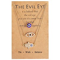 Long Tiantian Evil Eye Pendant Necklaceblue Turkish Glass Leather Rope Evil Eye Necklace For Women Men Lucky Protection Necklac