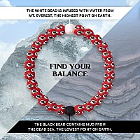 Lokai Silicone Beaded Bracelet For Men Women Nfl Football Collection Kansas City Chiefs Red Logo Large Silicone Jewelry