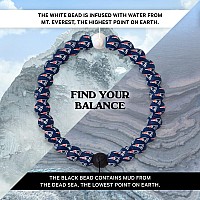 Lokai Silicone Beaded Bracelet For Men Women Nfl Football Collection New England Patriots Blue Logo Extra Large Silicon