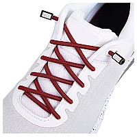 Elastic Shoelaces Notie Lacing System For Kids And Adult Shoes Elastic Shoe Laces For Sneakers Maroon