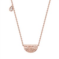 Pavoi 14K Gold Plated Engraved Coin Pendant Byzantine Coin Necklace Bohemian Necklace Lotus Rose Gold Plated