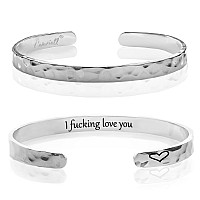 Carviell Stainless Steel Bracelet Gifts For Girlfriend For Wife I Love You Gift For Her Birthday Present From Husband Siste