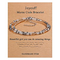 Joycuff Inspirational Bracelets For Women Christmas Birthday Gifts For Teen Girls Her Mom Sister Daughter Best Friend Adjustable