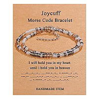 Memorial Gifts For Women Morse Code Bracelets For Loss Of Loved One Sympathy Gifts For Loss Of Dad Mom Aunt Sister Friends Fathe