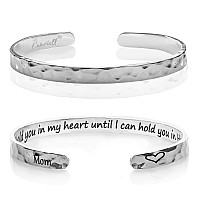 Carviell Bracelet Memorial Gifts For Loss Of Mother Sympathy Gifts For Loss Of Mom Miscarriage Gifts Remembrance Bangle For L