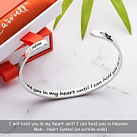 Carviell Bracelet Memorial Gifts For Loss Of Mother Sympathy Gifts For Loss Of Mom Miscarriage Gifts Remembrance Bangle For L