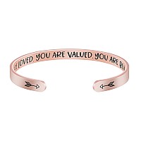 Joycuff Bracelets For Women Inspirational Friend Gifts For Wife Girlfriend Self Care Gifts For Her Amazon Smile Sign In You Are