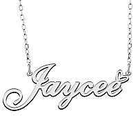 Ronkahshow Jaycee Custom Name Necklace Customized Personalized Pendant Name Necklace With Heart Name Necklace For Women Best Gif