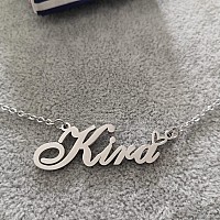 Ronkahshow Jaycee Custom Name Necklace Customized Personalized Pendant Name Necklace With Heart Name Necklace For Women Best Gif