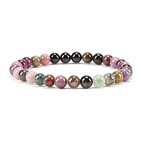 Cherry Tree Collection Small Medium Large Sizes Gemstone Beaded Bracelets For Women Men And Teens 6Mm Round Beads Rai