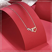 Shonyin Bonus Mom Necklace Bonus Mom Gifts From Daughter Second Mom Gifts Infinity Heart Pendant Necklace For Women Jewelry G