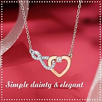 Shonyin Bonus Mom Necklace Bonus Mom Gifts From Daughter Second Mom Gifts Infinity Heart Pendant Necklace For Women Jewelry G