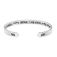 Joycuff Bracelets For Best Friends Gifts Cheer Up Jewelry For Friends Bestie Friendship Gifts For Women 316L Stainless Steel Cuf