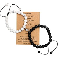 Joycuff Matching Matching Couple Bracelets Long Distance Relationship Gifts For Bf And Gf Best Friend Sister Mens Adjustable Bea