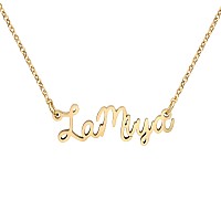 Yiyang Gold Necklaces 18K Gold Plated Stainless Steel Dainty Jewelry Personalized Gifts For Women Teen Girls Lamiya