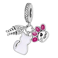 Mula 925 Sterling Silver Charms For Bracelets And Necklaces Handbag Dangle Pendants Beads Cute Cat Turtle Charms Jewelry Gift Fo