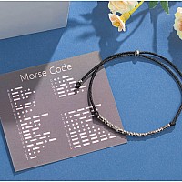 Aselfad New Chapter Morse Code Bracelet Graduation Gifts For Her 2022 Seniors College High School Graduate Gifts For Best Friend