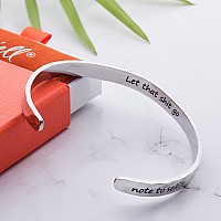 Carviell Bracelet Let That Sht Go Yoga Gifts For Women Divorce Gifts For Women Gift For Someone With Depression Get Well Gi