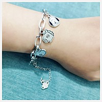 Mshion Cute Bracelets Sports Fan Bracelet Fade Resistant Charm Bracelet Jewelry For Women Men Holiday Gifts