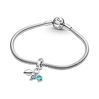 Pandora Fish Sea Turtle Conch Triple Dangle Charm Bracelet Charm Moments Bracelets Stunning Womens Jewelry Made With Ste