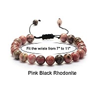 Natural Gemstone Bracelet For Women Men Boys Girls Best Friends Bf And Gf Soulmate Sou Sister Stress Relief Gifts For Anniversar