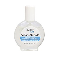 The Beadsmith Jewelry Aid Sensaguard 045 Fl Oz Brush Cap Clear Coating Protector For Sensitive Skin Against Jewelry Irr