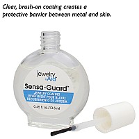 The Beadsmith Jewelry Aid Sensaguard 045 Fl Oz Brush Cap Clear Coating Protector For Sensitive Skin Against Jewelry Irr