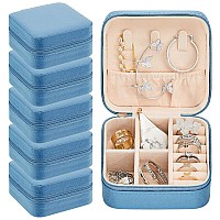 6 Pcs Travel Jewelry Case Jewelry Travel Organizer Small Jewelry Box Bridesmaid Gift Boxes Mini Storage Organizer Storage Box B