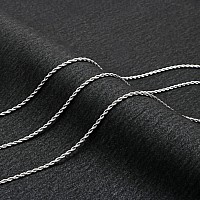 Joycuff Gifts For Grandson Birthday Necklace Form Grandma Grandpa Unique Rope Chain Stainless Steel 3Mm 22 Inches Hip Pop Jewelr