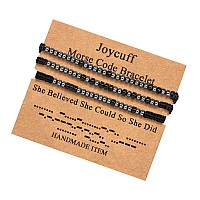 Joycuff She Believed She Could So She Did Morse Code Graduation Gifts For Her Him College Grads Class Of 2022 Funny Unique Femal