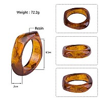 Colorful Bling Multiple Color Acrylic Resin Irregular Geometric Bangle Bracelet Tortoiseshell Acetate Mottled Wide Chunky Cuff B