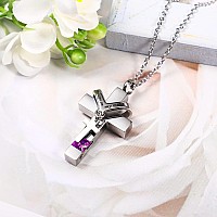 Fumete 5 Pcs Urn Necklace For Ashes Keepsake Cremation Heart Cross Cubic Jewelry For Ashes Stainless Steel Memorial Locket Ashes