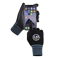 Lio Flex Smart Touch Screen Gloves Work Gloves Men Women With Thin Lightweight Breathable Flexible Durable Anti Slip Ho