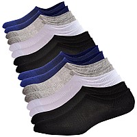 Jormatt 8 Pairs Men No Show Low Cut Socks Nonslip Women Athletic Sneaker Socks Comfort 100 Mesh Design Cotton Casual Invisible