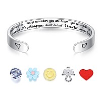 Gifts For Daughters From Father 21St Birthday Gifts For Her Dad Daughter Bracelet For Women Teen Girl 12 13 16 Year Old Step Dau