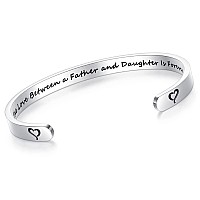 Gifts For Daughters From Father Dad Daughter Cuff Bracelet 21St Birthday Gifts For Her Women Teen Girl 10 14 17 Year Old Bride T