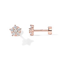 Pavoi 14K Flat Backs Flower Rose Gold