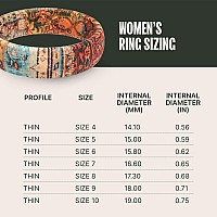 Groove Life Aspire Woven Silicone Ring Breathable Rubber Wedding Rings For Women Lifetime Coverage Unique Design Comfort Fit